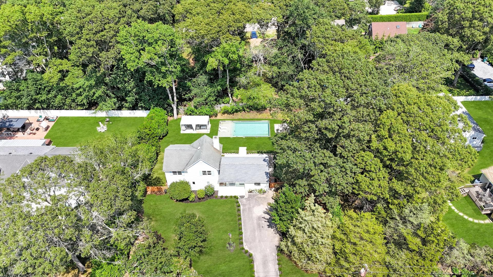 Aerial estate overview