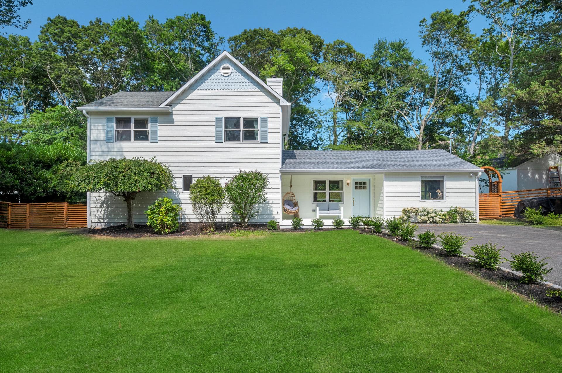 Driveway and entrance